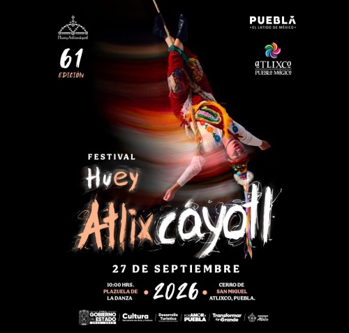 Imagen de Huey Atlixcáyotl 2026 reunirá música, danza y tradición en Atlixco