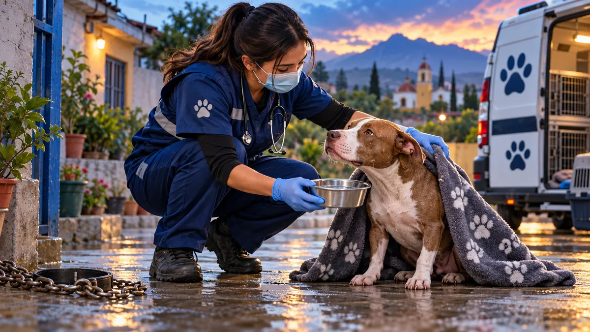Imagen de Bienestar Animal rescata a la perrita Cariño en Casa Blanca, Amozoc