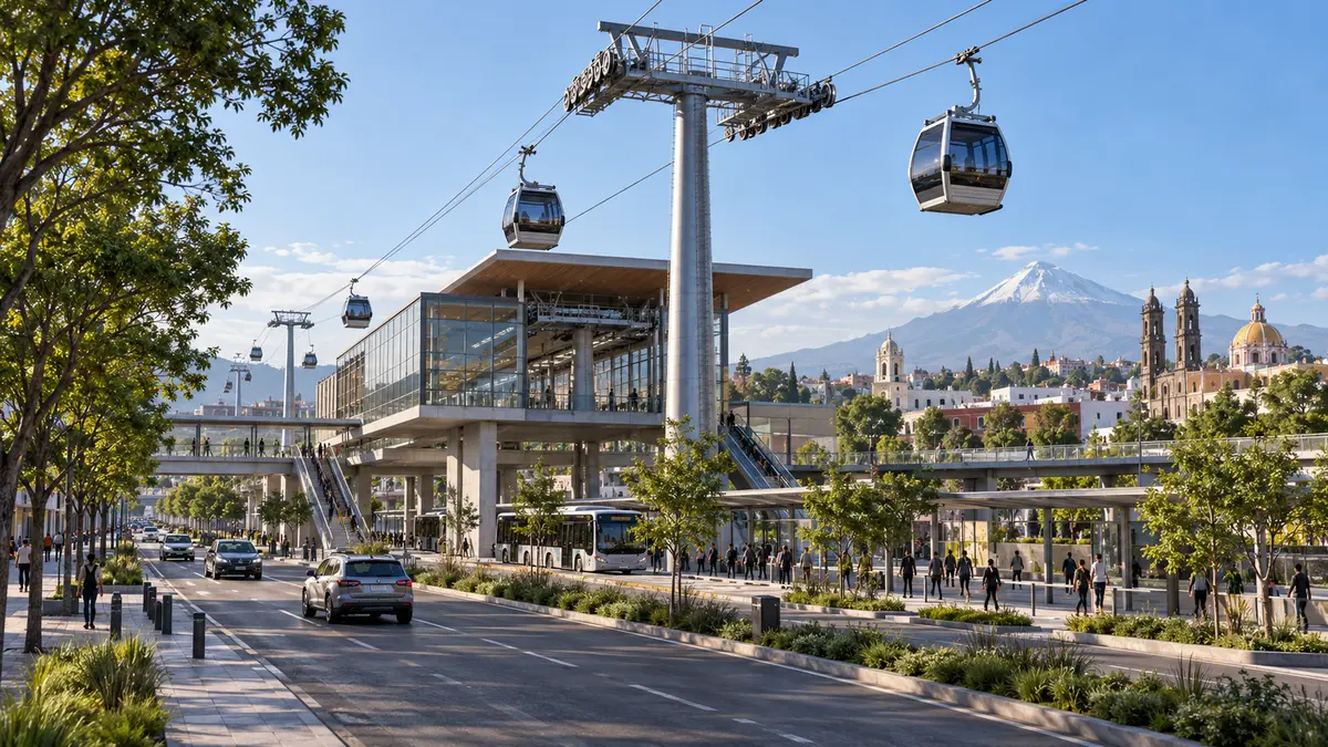 Imagen de Congreso autoriza predios para estaciones del transporte por cable en Puebla