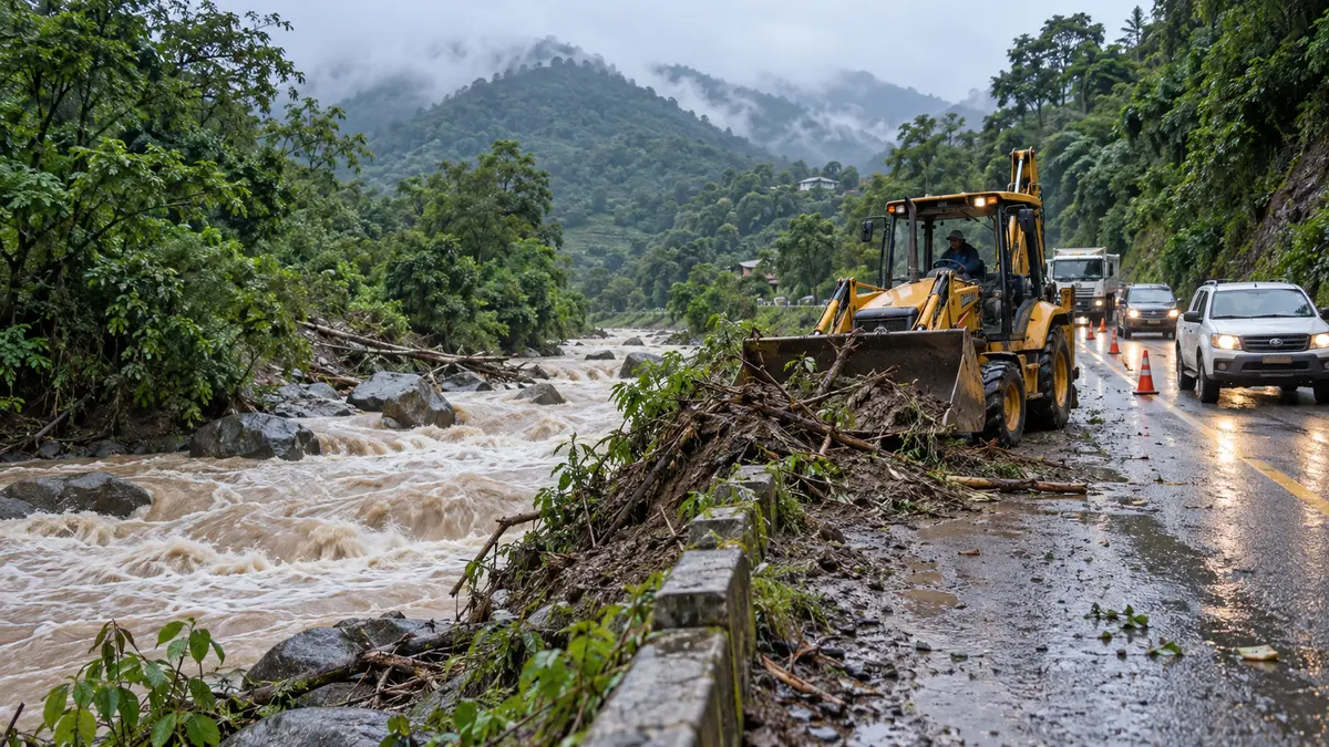 Imagen de Protección Civil monitorea ríos y mantiene paso parcial en Pantepec
