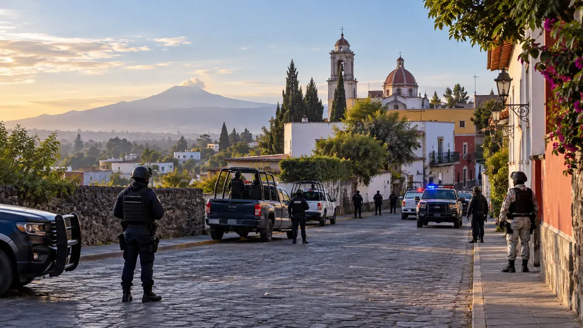 Imagen de Refuerzan operativo en Chipilo tras agresión armada contra policías