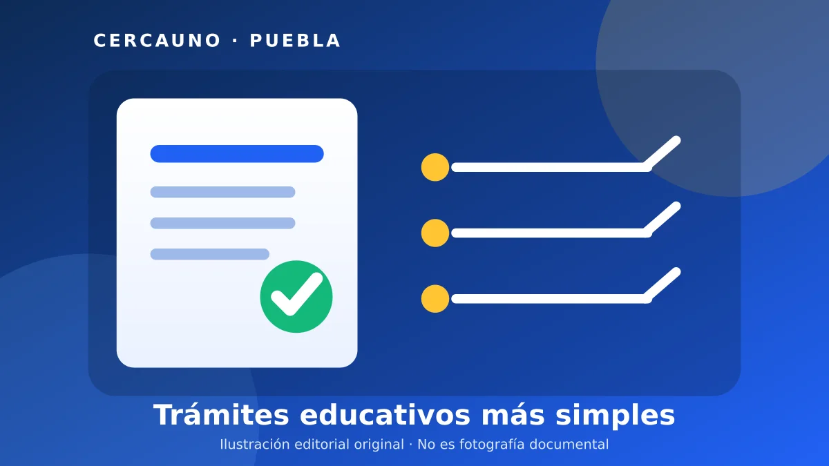 Imagen de Puebla inicia homologación de siete trámites educativos