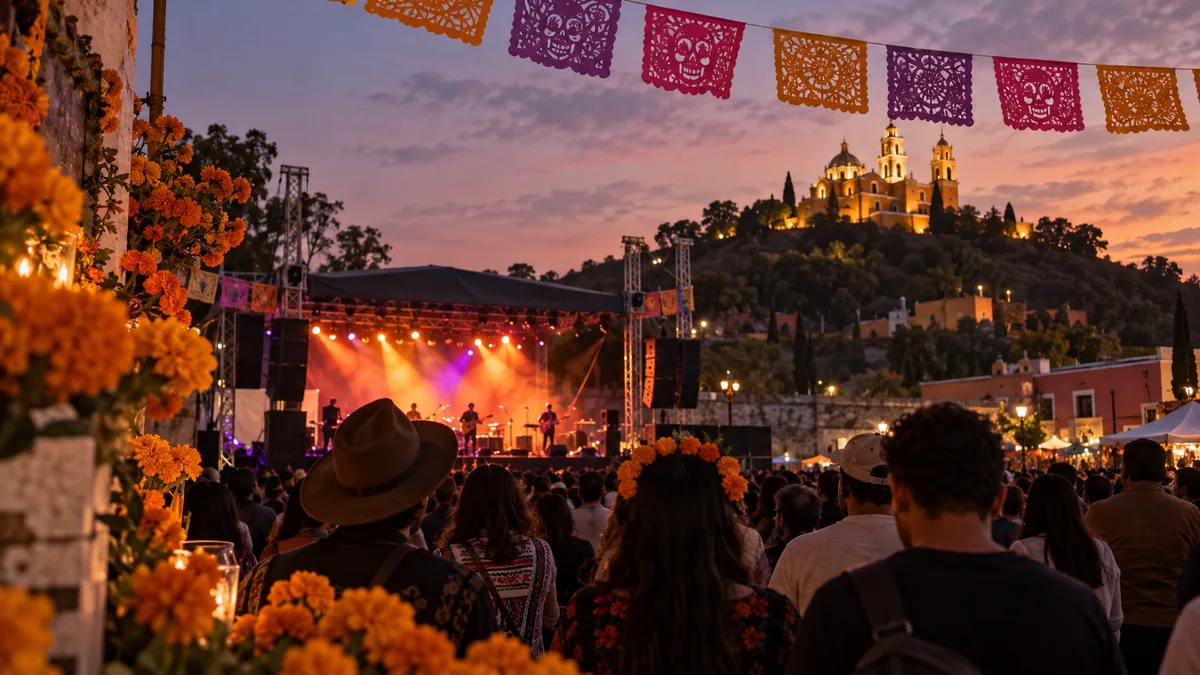 Imagen de Domingo de Muertos 2026 en Parque Soria, Cholula