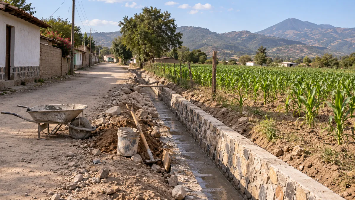 Imagen de Puebla reporta 22 cheques por 6.99 mdp para obra comunitaria en la Mixteca